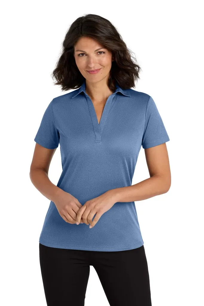 Port Authority ® Women's Heathered Silk Touch  Performance Polo. LK542 - additional view 5