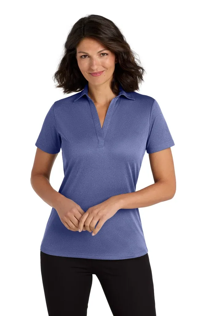 Port Authority ® Women's Heathered Silk Touch  Performance Polo. LK542 - additional view 4