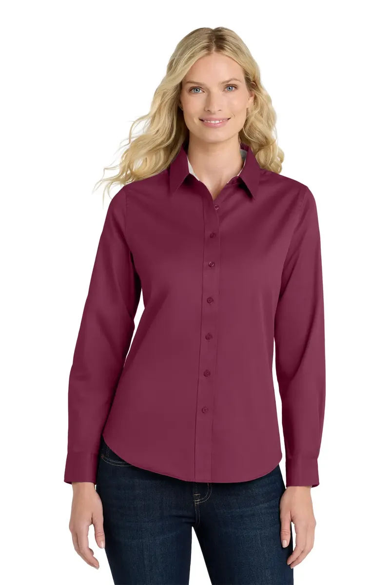 Port Authority® Women's Long Sleeve Easy Care Shirt.  L608 - additional view 5