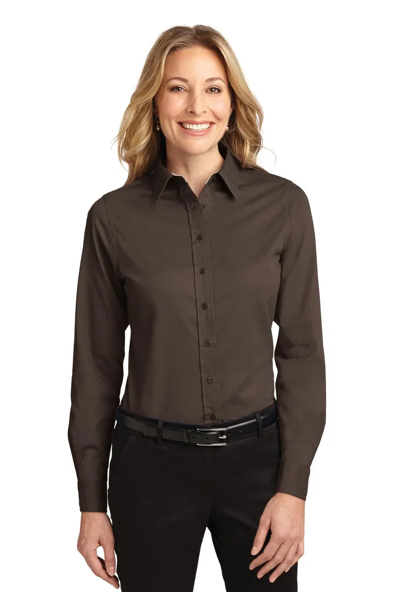 Port Authority® Women's Long Sleeve Easy Care Shirt.  L608 - additional view 12