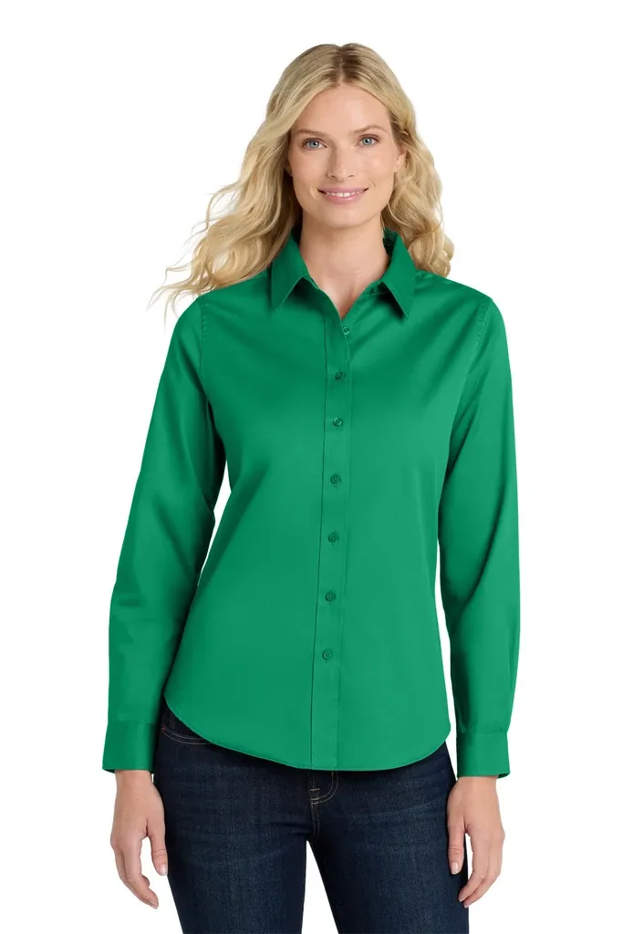 Port Authority® Women's Long Sleeve Easy Care Shirt.  L608 - additional view 2