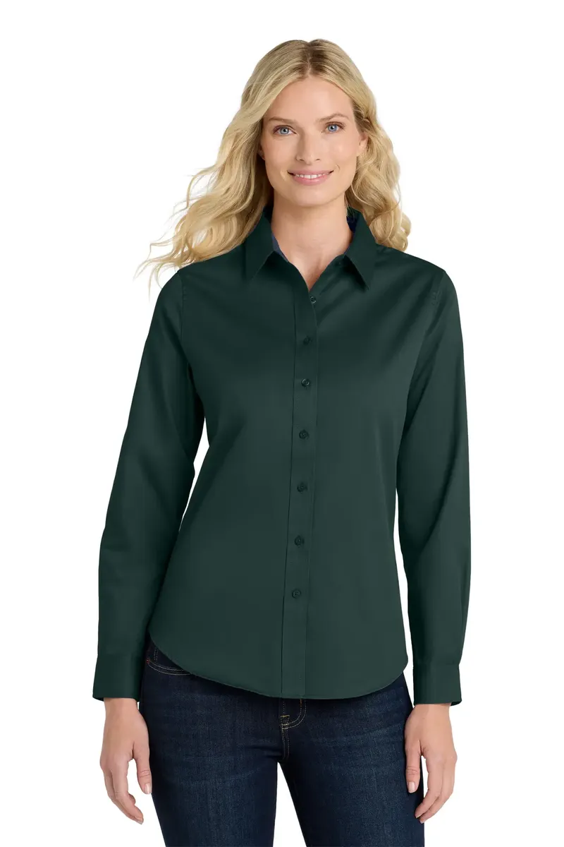 Port Authority® Women's Long Sleeve Easy Care Shirt.  L608 - additional view 4