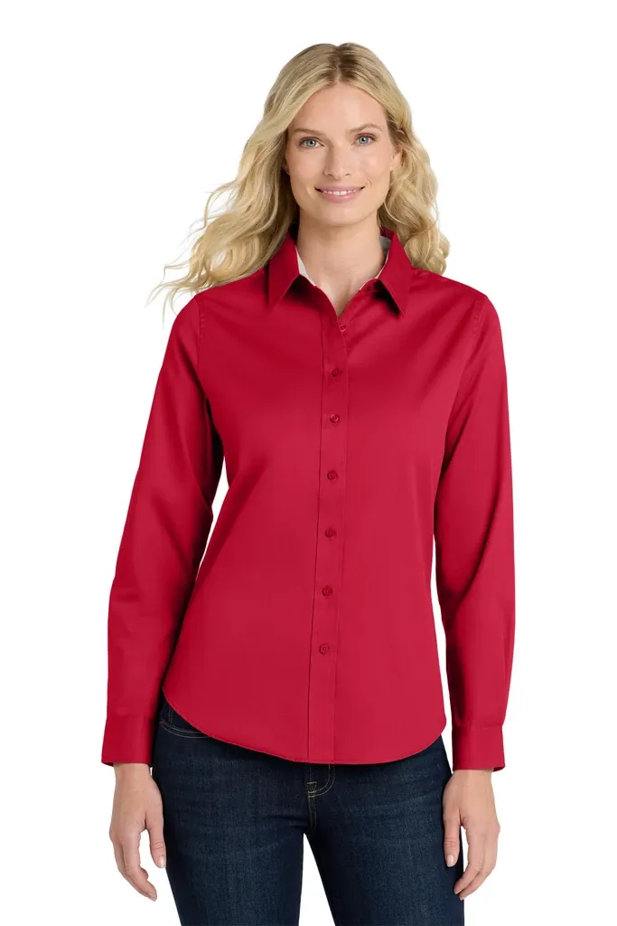 Port Authority® Women's Long Sleeve Easy Care Shirt.  L608 - additional view 11