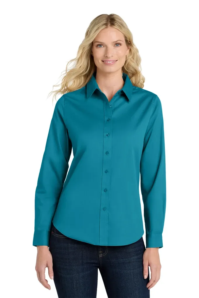 Port Authority® Women's Long Sleeve Easy Care Shirt.  L608 - additional view 13