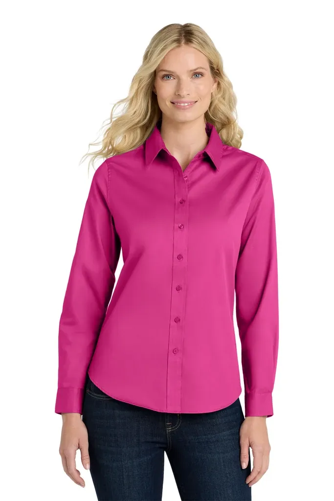 Port Authority® Women's Long Sleeve Easy Care Shirt.  L608 - additional view 21