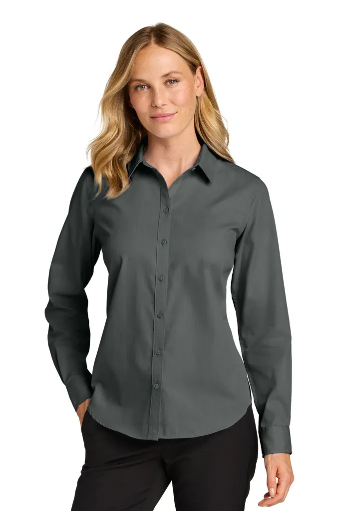 Port Authority® Women's Long Sleeve Nailhead Easy Care Shirt LW816 - additional view 1