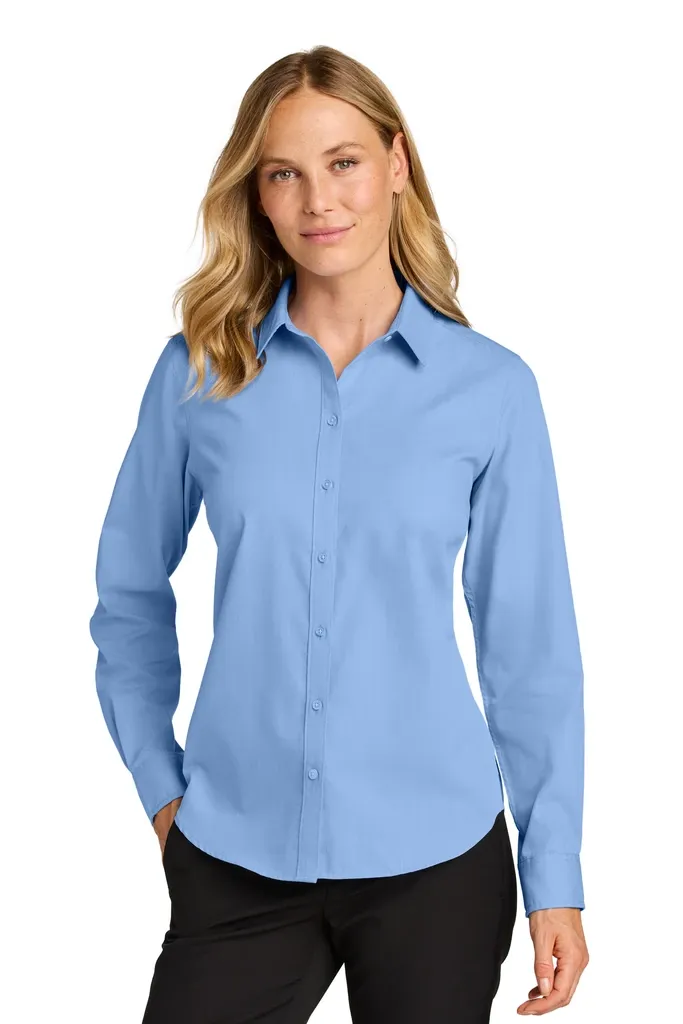 Port Authority® Women's Long Sleeve Nailhead Easy Care Shirt LW816 - additional view 2