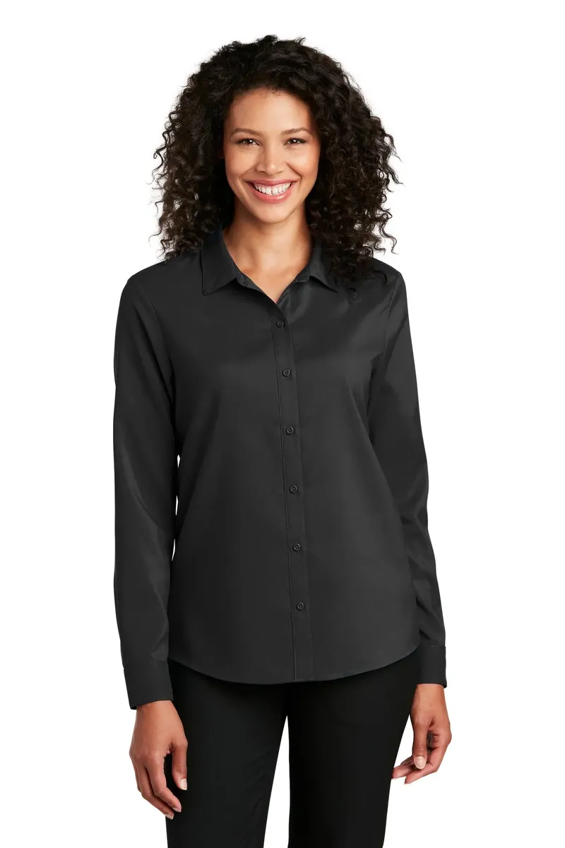 Port Authority® Women's Long Sleeve Performance Staff Shirt LW401 - additional view 2