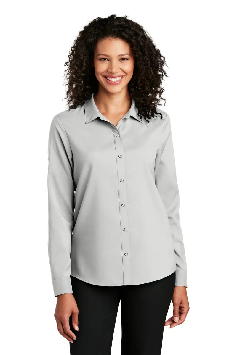 Port Authority® Women's Long Sleeve Performance Staff Shirt LW401