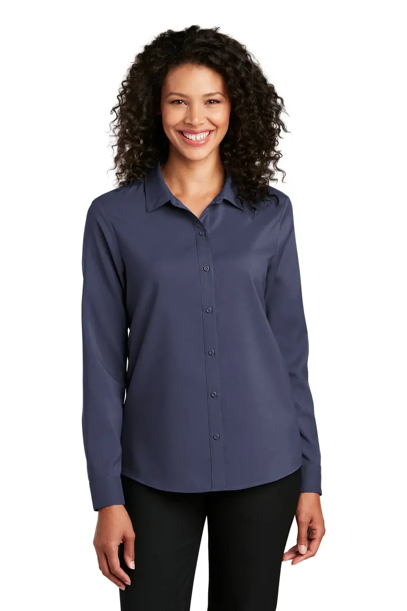 Port Authority® Women's Long Sleeve Performance Staff Shirt LW401 - additional view 1