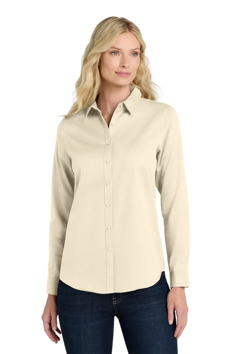 Port Authority® Women's Long Sleeve SuperPro ReactTwill Shirt. LW808 - additional view 14