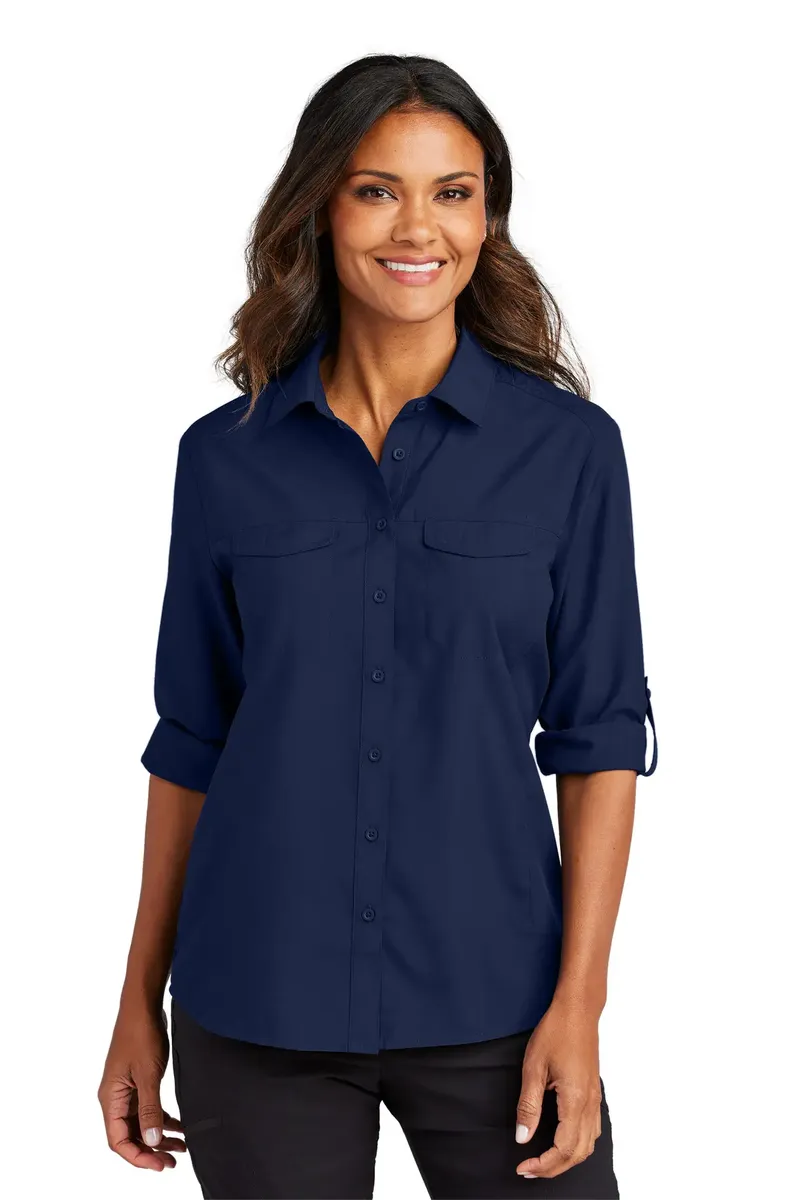 Port Authority® Women's Long Sleeve UV Daybreak Shirt LW960 - additional view 3