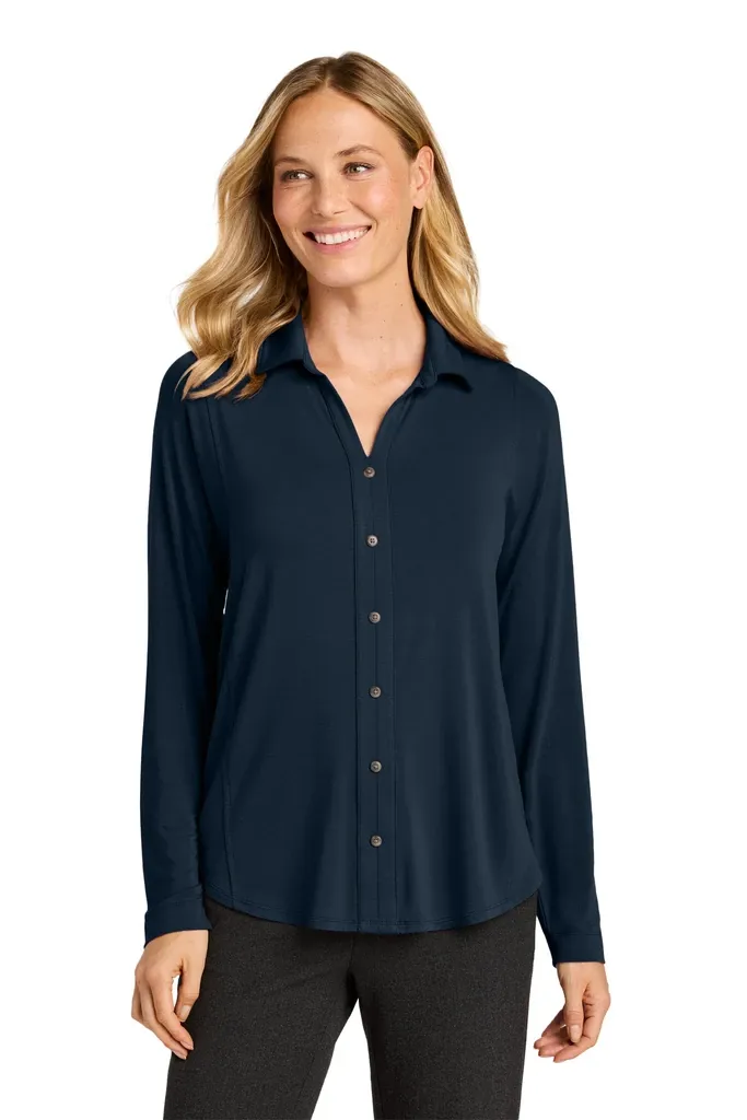 Port Authority® Women's Luxe Knit Button Tunic LK5602 - additional view 3