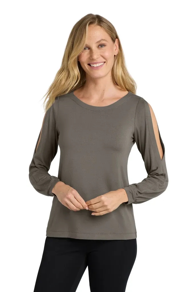 Port Authority ® Women's Luxe Knit Jewel Neck Top. LK5600