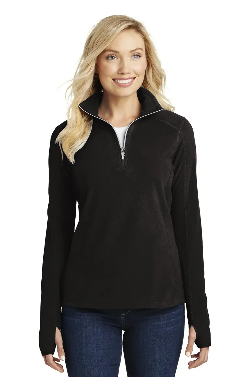 Port Authority® Women's Microfleece 1/2-Zip Pullover. L224 - additional view 1