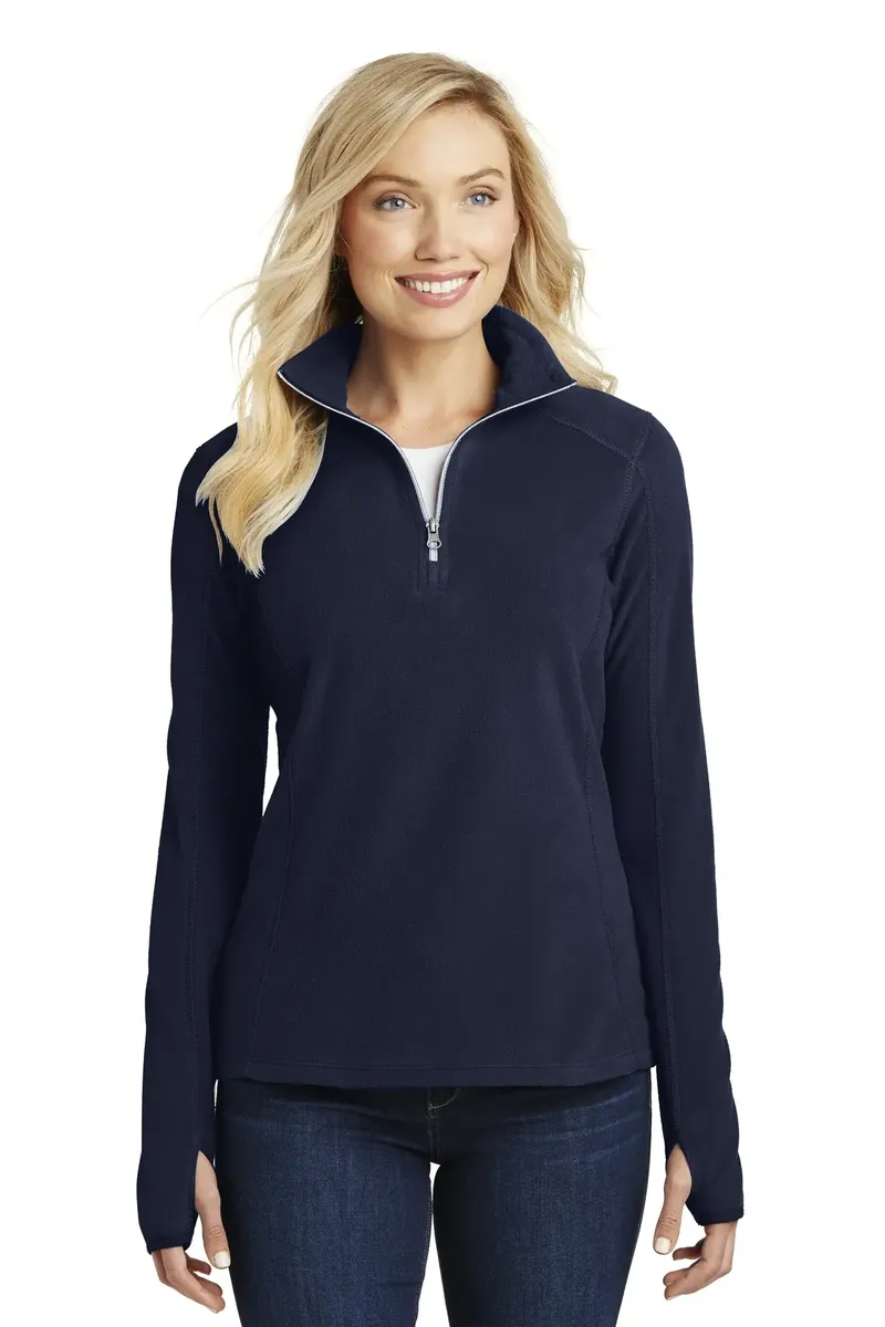 Port Authority® Women's Microfleece 1/2-Zip Pullover. L224 - additional view 2