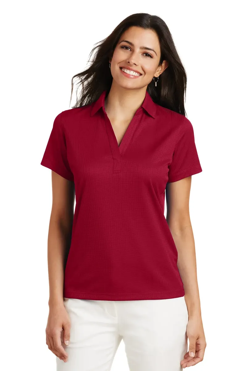 Port Authority® Women's Performance Fine Jacquard Polo. L528 - additional view 8