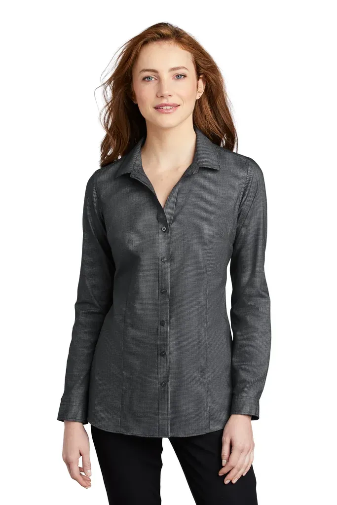 Port Authority ® Women's Pincheck Easy Care Shirt LW645