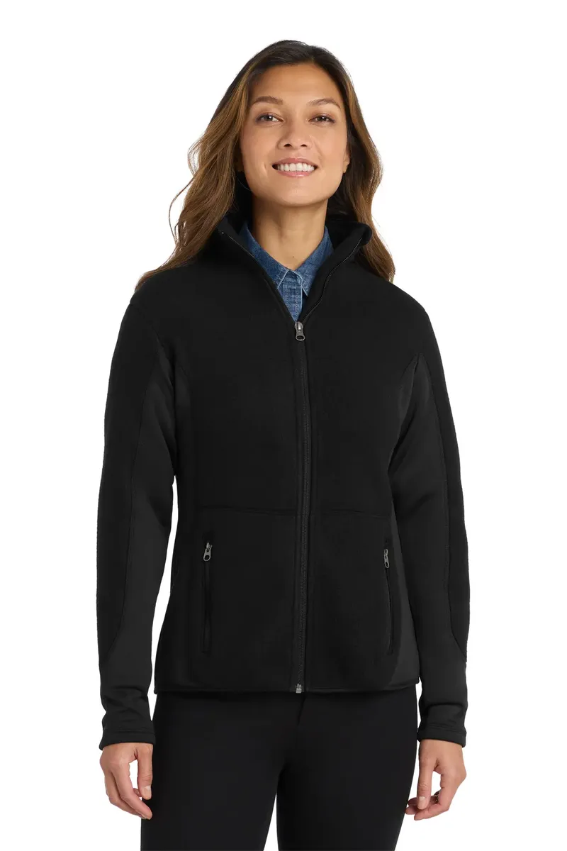 Port Authority® Women's R-Tek® Pro Fleece Full-Zip Jacket. L227 - additional view 2
