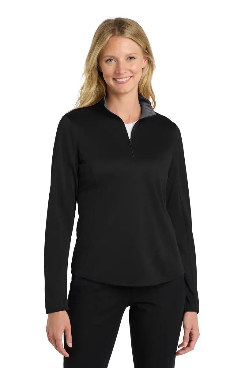 Port Authority ® Women's Silk Touch  Performance 1/4-Zip LK584 - additional view 1