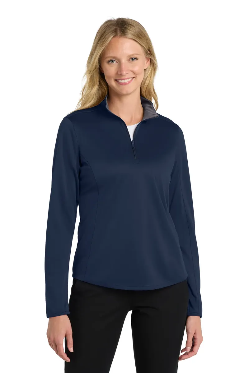 Port Authority ® Women's Silk Touch  Performance 1/4-Zip LK584 - additional view 4