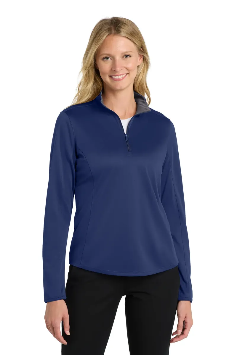 Port Authority ® Women's Silk Touch  Performance 1/4-Zip LK584 - additional view 2