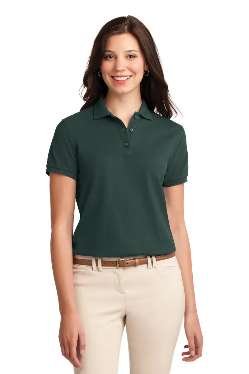 Port Authority® Women's Silk Touch Polo.  L500 - additional view 3