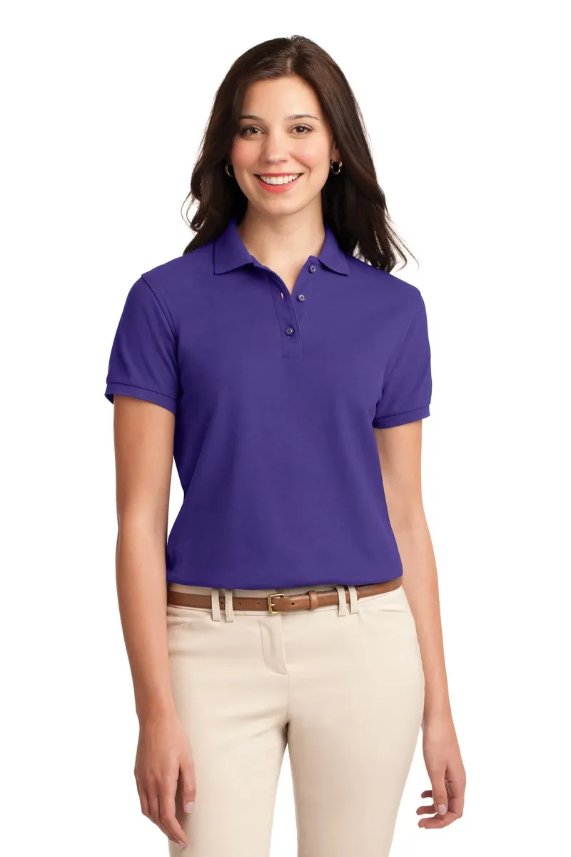 Port Authority® Women's Silk Touch Polo.  L500 - additional view 5