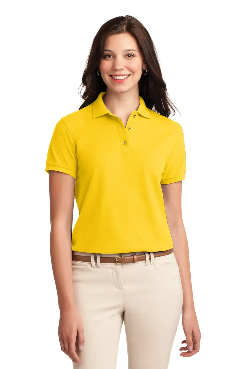 Port Authority® Women's Silk Touch Polo.  L500 - additional view 4