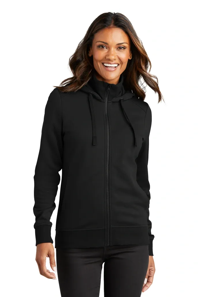 Port Authority® Women's Smooth Fleece Hooded Jacket L814 - additional view 2