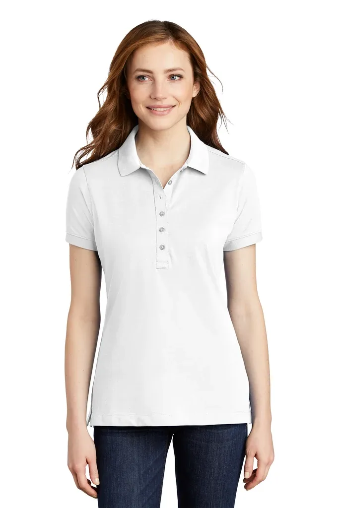 Port Authority® Women's Stretch Pique Polo. L555 - additional view 2