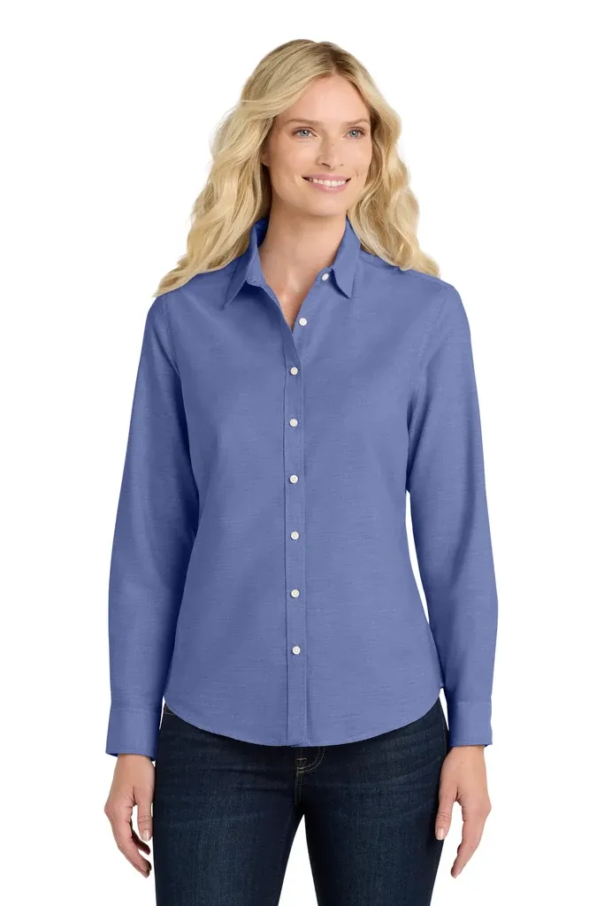 Port Authority® Women's SuperPro Oxford Shirt. L658