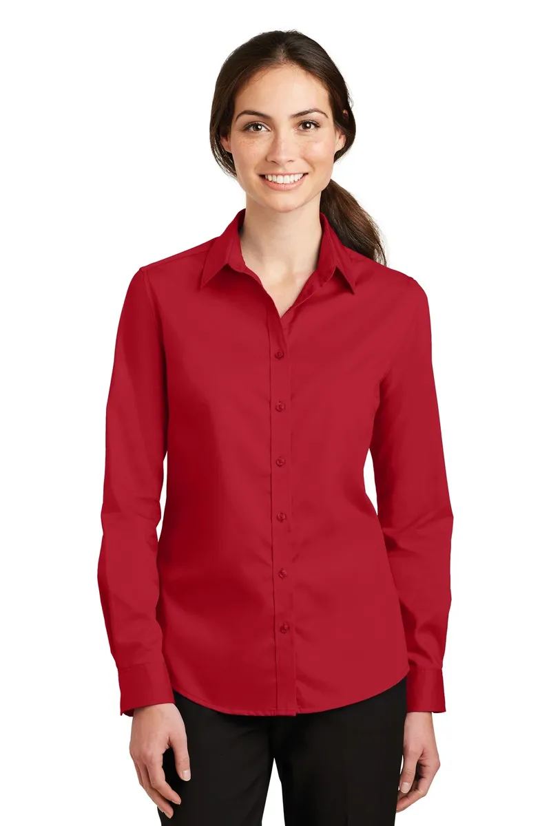 Port Authority® Women's SuperPro Twill Shirt. L663