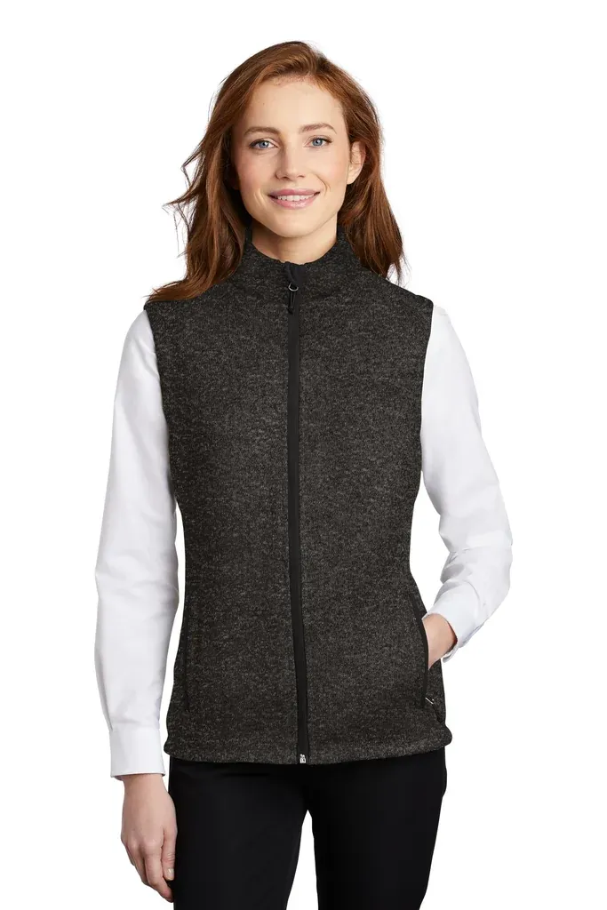 Port Authority ® Women's Sweater Fleece Vest L236 - additional view 1