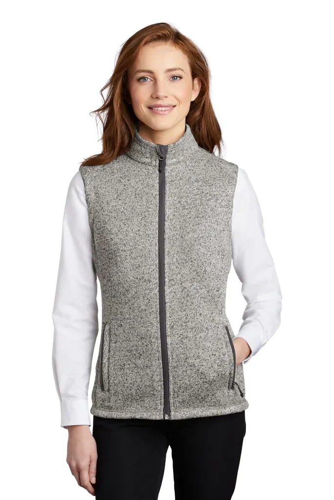 Port Authority ® Women's Sweater Fleece Vest L236 - additional view 2