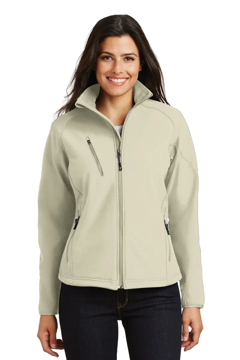 Port Authority® Women's Textured Soft Shell Jacket. L705 - additional view 2