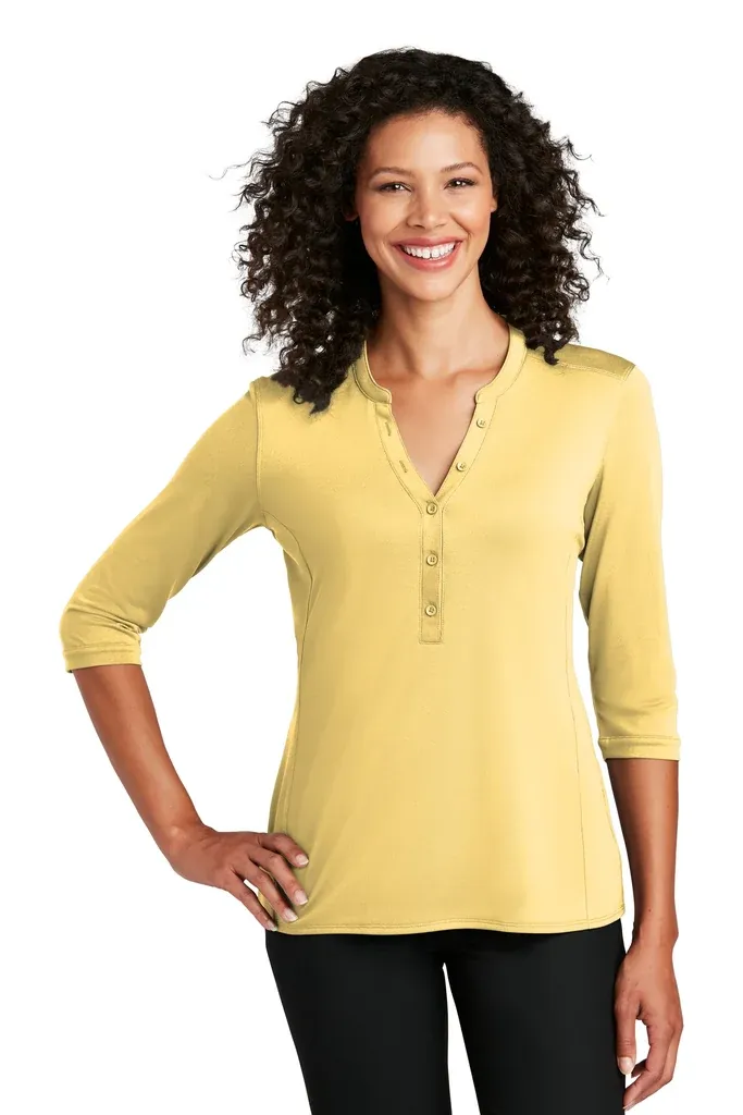 Port Authority ®  Women's UV Choice Pique Henley LK750 - additional view 7