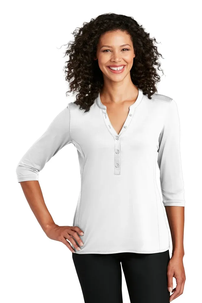 Port Authority ® Women's UV Choice Pique Henley LK750