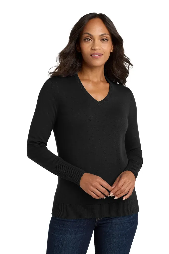 Port Authority® Women's V-Neck Sweater. LSW285 - additional view 1