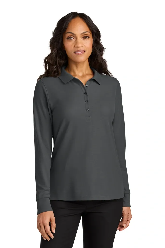 Port Authority® Women's Wearever Signature Pique Long Sleeve Polo LK200LS - additional view 2