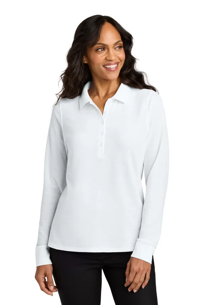 Port Authority® Women's Wearever Signature Pique Long Sleeve Polo LK200LS - additional view 4