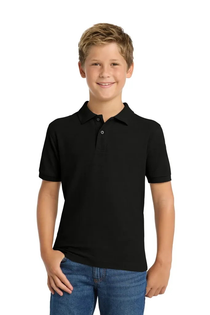 Port Authority® Youth Silk Touch Polo.  Y500 - additional view 10