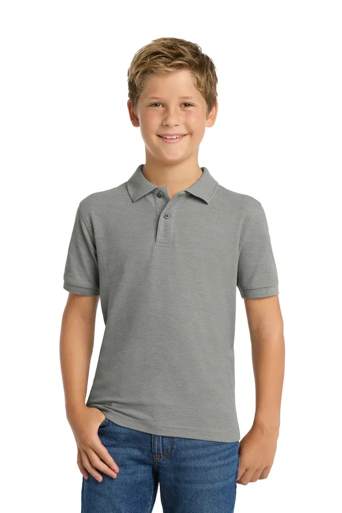 Port Authority® Youth Silk Touch Polo.  Y500 - additional view 3