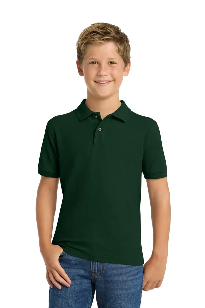 Port Authority® Youth Silk Touch Polo.  Y500 - additional view 11