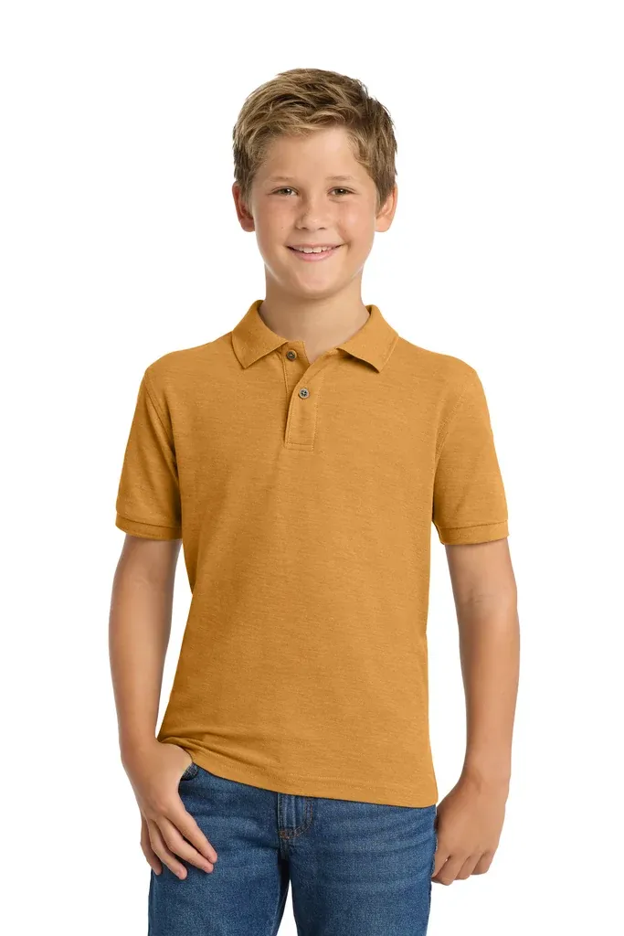 Port Authority® Youth Silk Touch Polo.  Y500 - additional view 9