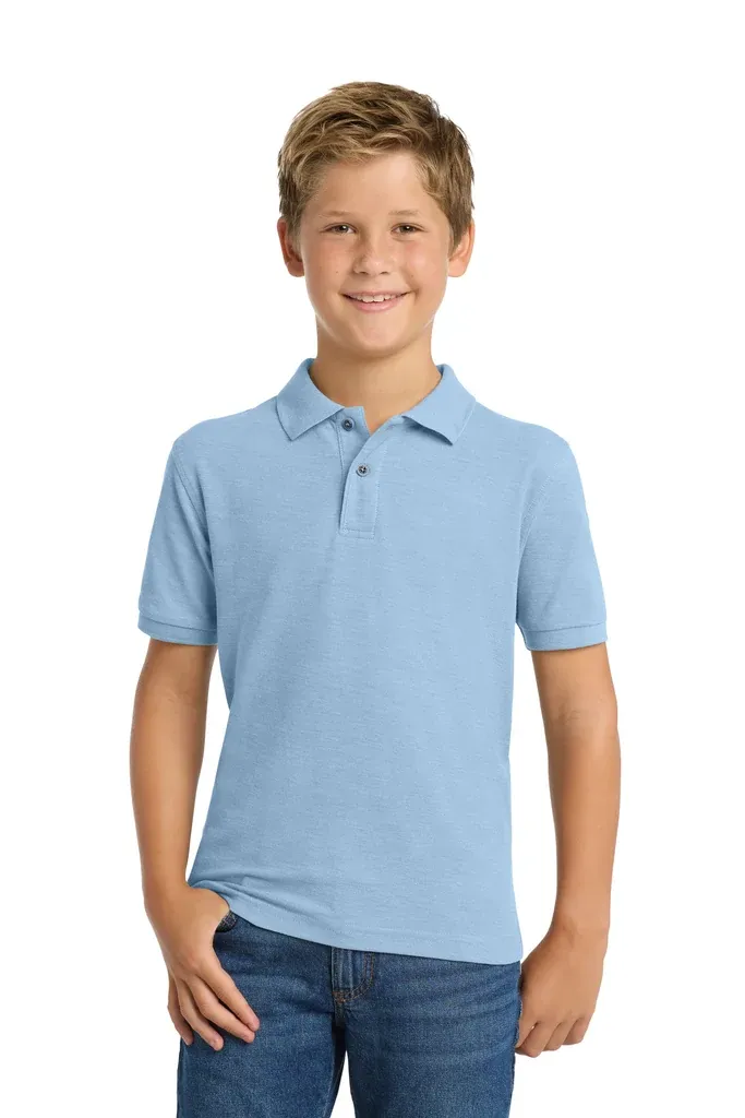 Port Authority® Youth Silk Touch Polo.  Y500 - additional view 12