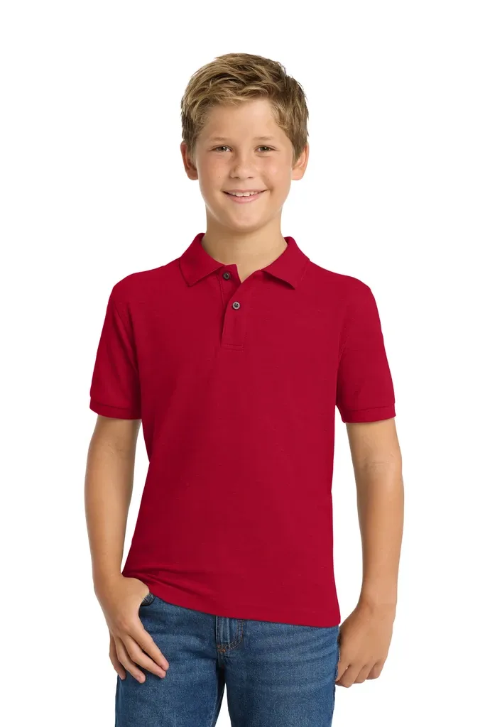 Port Authority® Youth Silk Touch Polo.  Y500 - additional view 5