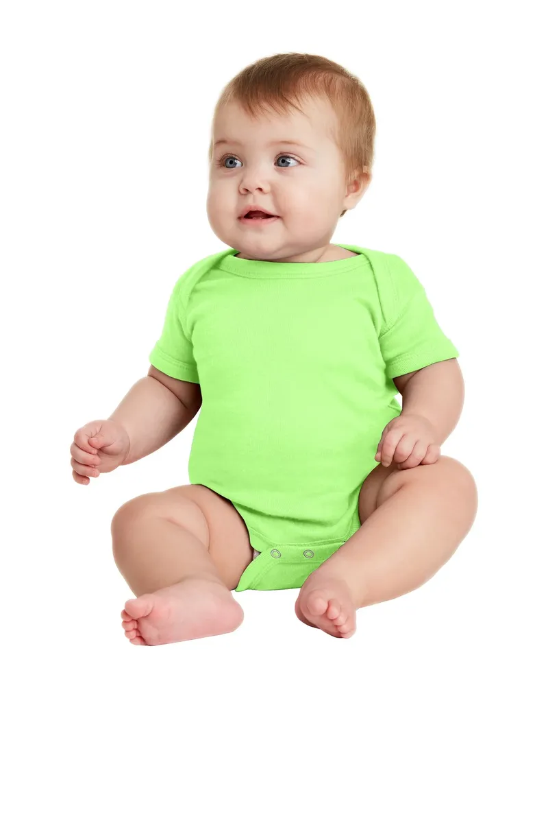 Rabbit Skins Infant Short Sleeve Baby Rib Bodysuit. RS4400 - additional view 17