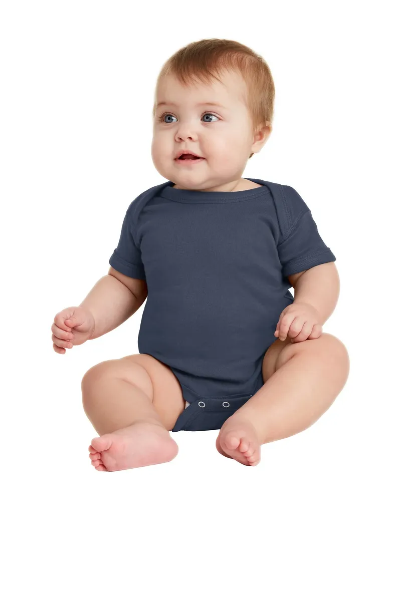 Rabbit Skins Infant Short Sleeve Baby Rib Bodysuit. RS4400 - additional view 15
