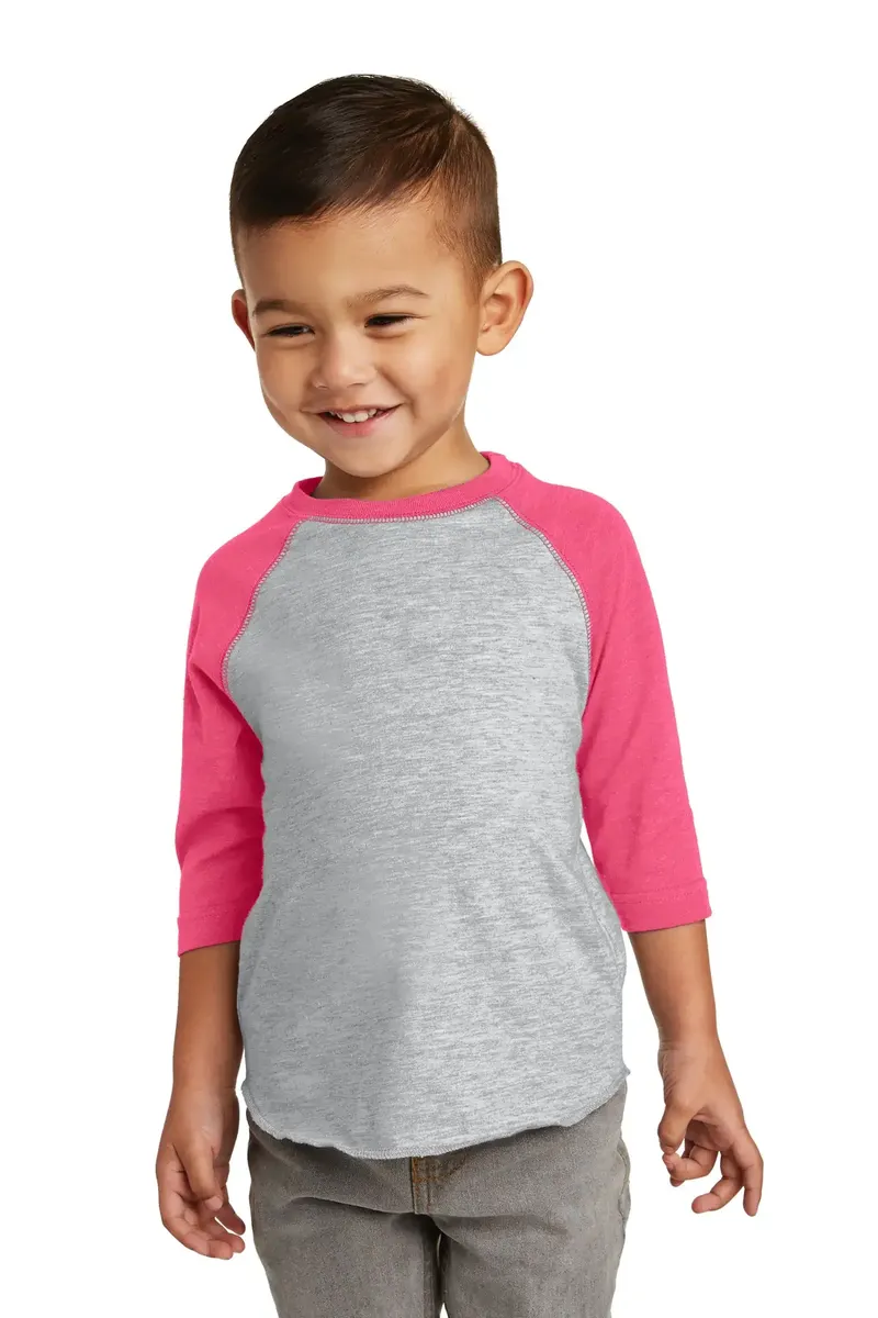 Rabbit Skins Toddler Baseball Fine Jersey Tee. RS3330 - additional view 1